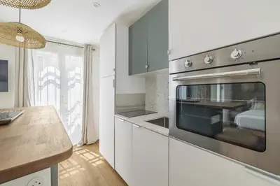Cuisine ou kitchenette dans l'établissement Chiquito