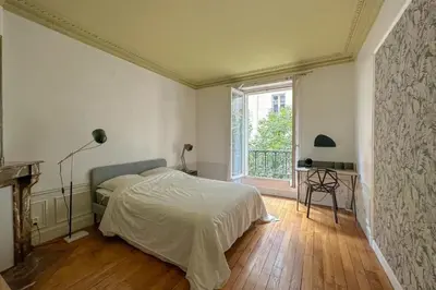 Un ou plusieurs lits dans un hébergement de l'établissement Flexliving - whole flat - Bachaumont