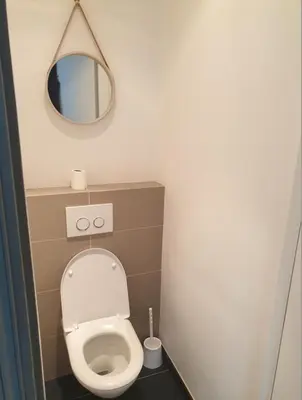 Salle de bains dans l'établissement Flexliving - room - Voltaire