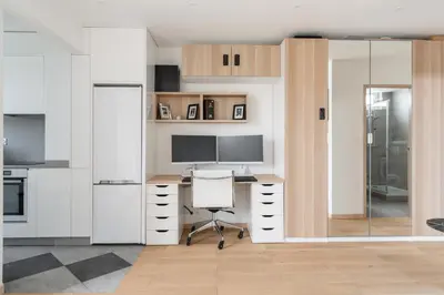 Cuisine ou kitchenette dans l'établissement L'Auguste - Face RER B - Free Parking
