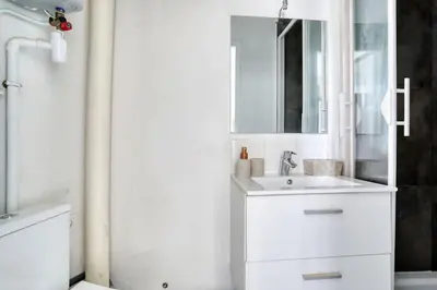 Salle de bains dans l'établissement Le studio duret 1