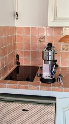 Cuisine ou kitchenette dans l'établissement Esprit Vintage avec Piscine, proche du métro
