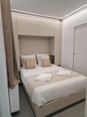 Un ou plusieurs lits dans un hébergement de l'établissement Appartement - Montmartre