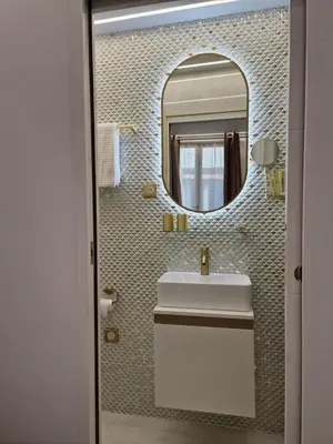 Salle de bains dans l'établissement Appartement - Montmartre