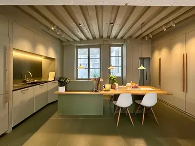 Cuisine ou kitchenette dans l'établissement Paris Marais 8RDL Home - 2 rooms, 2 bathrooms, terrace