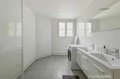Salle de bains dans l'établissement Flexliving - room - Turbigo