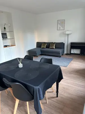Coin salon dans l'établissement Appartement Paris 16
