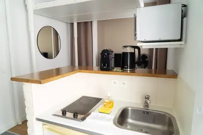 Cuisine ou kitchenette dans l'établissement L'immersion - Super Studio - République - Paris