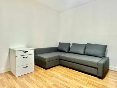 Coin salon dans l'établissement Modern studio near Gare de Lyon Bercy F1