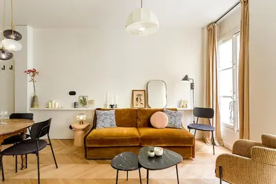 Coin salon dans l'établissement Habitat Parisien - Grands Boulevards Montorgueil