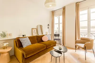 Coin salon dans l'établissement Habitat Parisien - Grands Boulevards Montorgueil