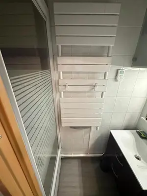 Salle de bains dans l'établissement Appartement Paris 18