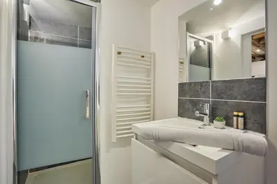 Salle de bains dans l'établissement Charming Apartment Center of Paris By Studio Prestige