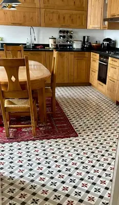 Cuisine ou kitchenette dans l'établissement Grand appartement familial Parisien, avec balcon et parking