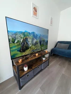 Télévision ou salle de divertissement dans l'établissement Appartement Chic