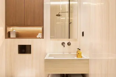 Salle de bains dans l'établissement TheLander - Serviced Apartment in Champs Elysées