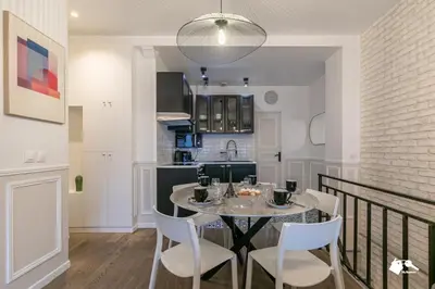 Cuisine ou kitchenette dans l'établissement MBA - Cavalloti Splendide Appartement