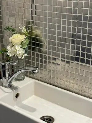 Salle de bains dans l'établissement Studio à 2 minutes de lafayette