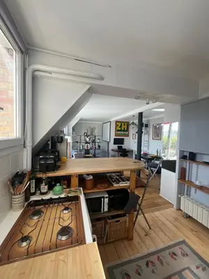 Cuisine ou kitchenette dans l'établissement Studio Artiste Paris