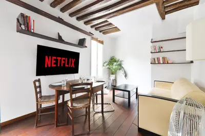 Plan de l'établissement Appartement Quartier Saint Marcel Free Netflix