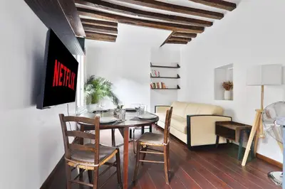 Plan de l'établissement Appartement Quartier Saint Marcel Free Netflix