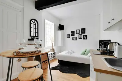 Un ou plusieurs lits dans un hébergement de l'établissement Cozy studio - 2P - Sorbonne-Latin Quarter