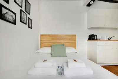 Un ou plusieurs lits dans un hébergement de l'établissement Cozy studio - 2P - Sorbonne-Latin Quarter