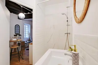 Salle de bains dans l'établissement Cozy studio - 2P - Sorbonne-Latin Quarter