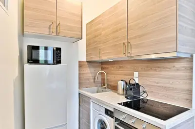 Cuisine ou kitchenette dans l'établissement Appartement 2 chambres Pyrénées Alexandre Dumas-II