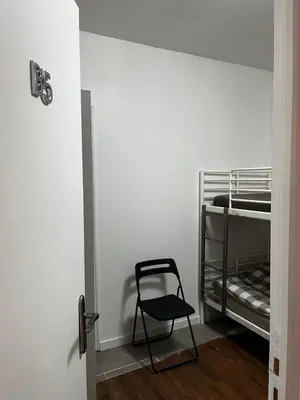 Un ou plusieurs lits superposés dans un hébergement de l'établissement Chez Mia Paris