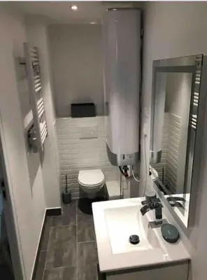 Salle de bains dans l'établissement M2 Appart 3 chambres 5 min metro - PARC EXPO