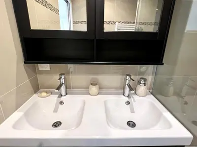 Salle de bains dans l'établissement Luxury flat direct line Central Paris