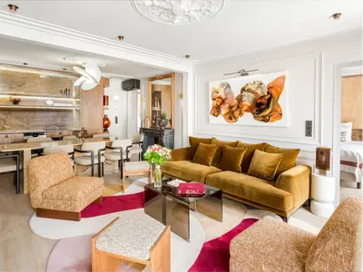 Coin salon dans l'établissement Merveil - Signature Suite - Opera - Rougemont III