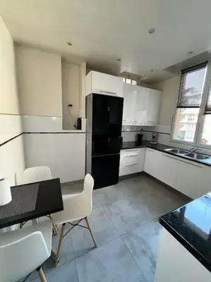 Cuisine ou kitchenette dans l'établissement Auteuil Rolland Garros