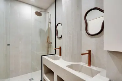 Salle de bains dans l'établissement Refurbished Apartment - 2BD-8P - Place D'Italie