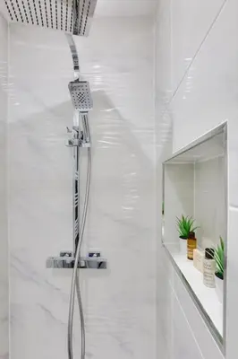 Salle de bains dans l'établissement Bel appartement - 2 chambres au centre de Paris
