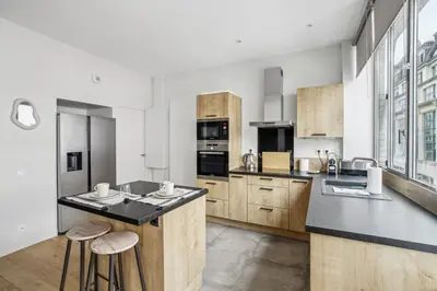 Cuisine ou kitchenette dans l'établissement Amazing Montorgueil