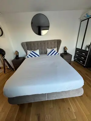Un ou plusieurs lits dans un hébergement de l'établissement LOFT Paris la Villette