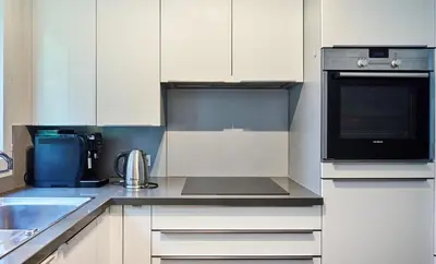 Cuisine ou kitchenette dans l'établissement Beautiful central apartment near Eiffel Tower and Invalides