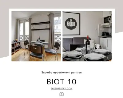 Cuisine ou kitchenette dans l'établissement Bluestay 238 - Superbe appartement à Paris
