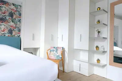 Un ou plusieurs lits dans un hébergement de l'établissement Shelter Oberkampf