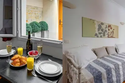 Un ou plusieurs lits dans un hébergement de l'établissement Bluestay 205 - Charmant Studio à Paris