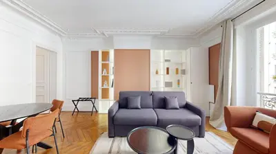 Coin salon dans l'établissement Bluestay 285 - Charmant Appartement à Paris