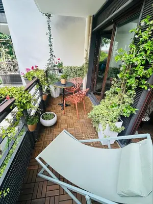 Jardin de l'établissement Les Chambres de David