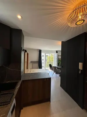 Un ou plusieurs lits dans un hébergement de l'établissement Studio à Courbevoie 92