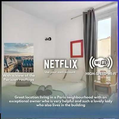 Paris Rooftop Views Cosy Central