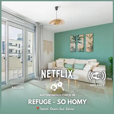 Refuge Naturel au Cœur des Docks by So Homy - 1 Bed Room 4 PAX