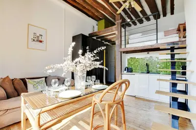 Plan de l'établissement Modern flat - 1BD-4P - Arts et Métiers