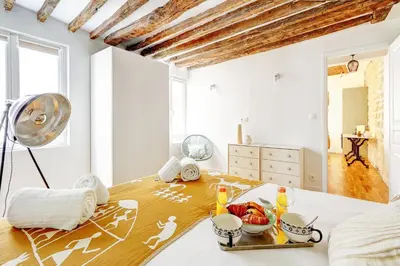 Coin salon dans l'établissement Bluestay 282 - Superbe appartement avec terrasse