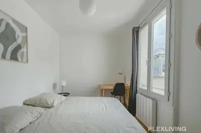 Un ou plusieurs lits dans un hébergement de l'établissement Flexliving - whole flat - Saint Martin